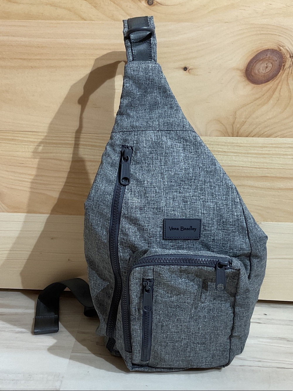 New without tags! Vera Bradley Heathered Gray Sling Belt Bag